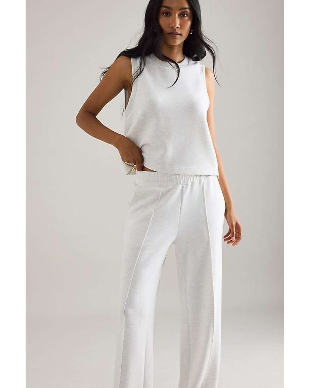 Varley White The Wide Leg 30 Trousers