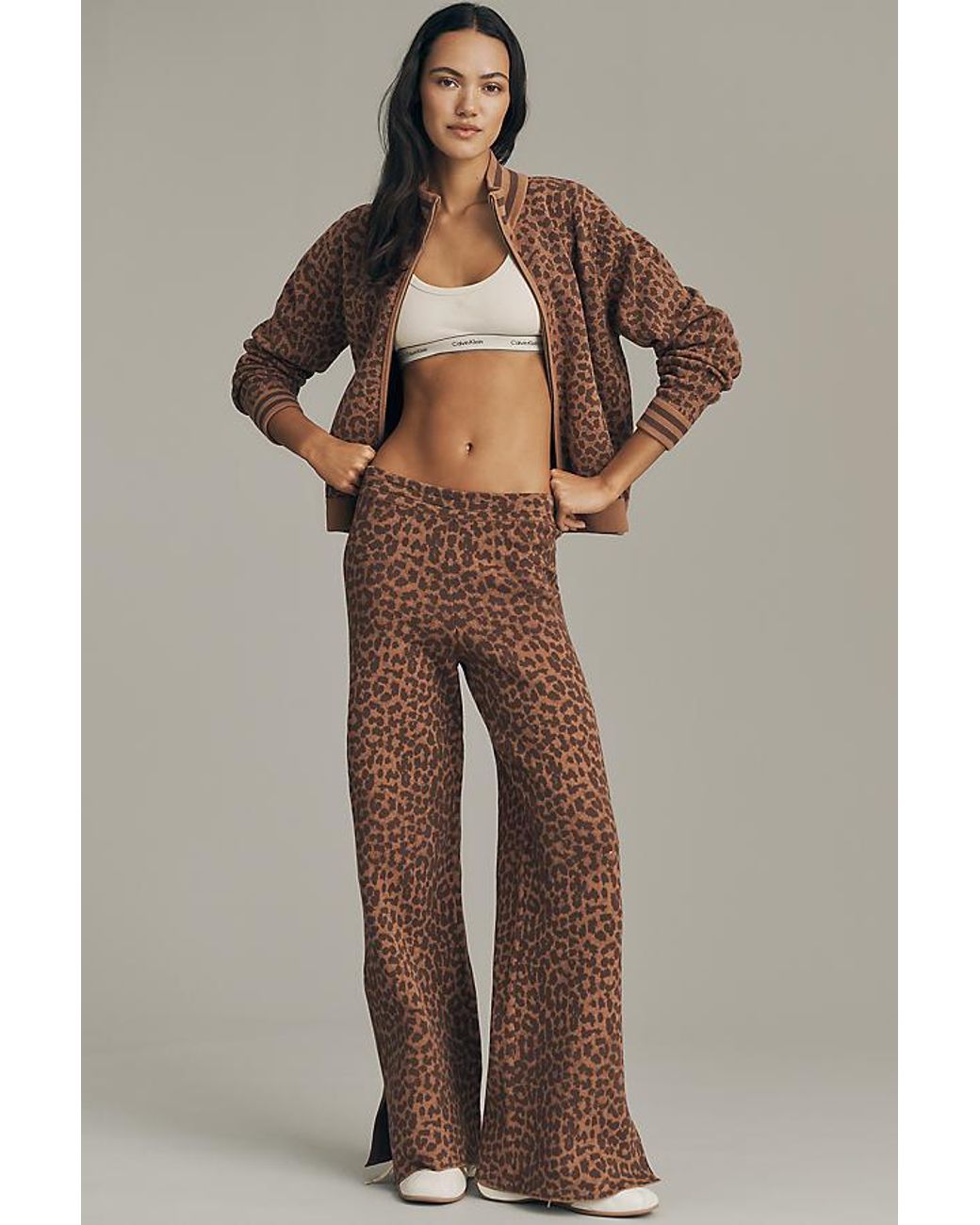 The Upside Brown Malawi Freya Knit Trousers