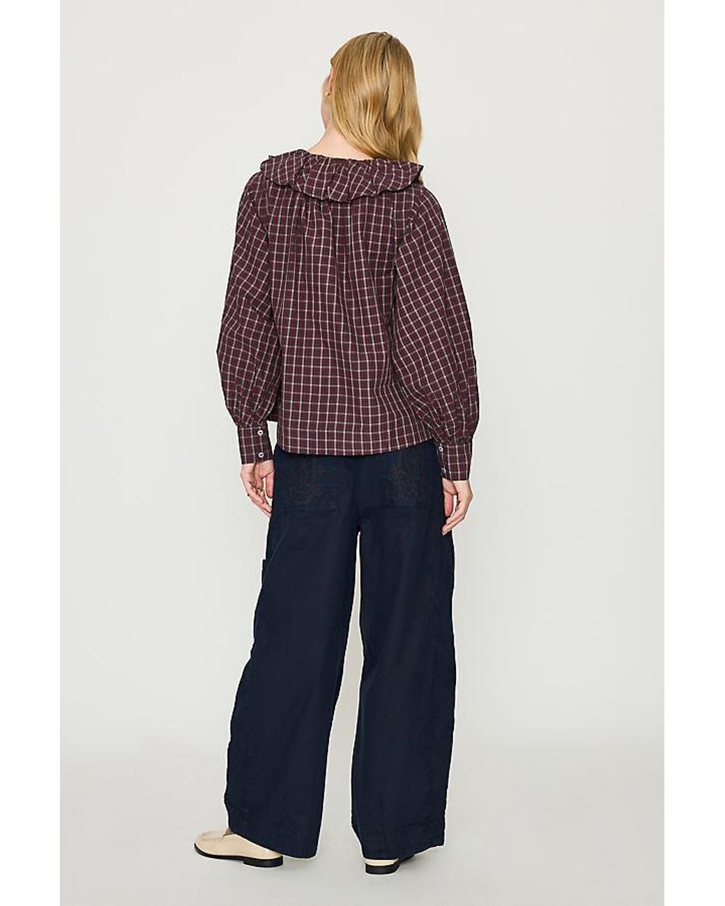 Damson Madder Purple Colette Reversible Blouse