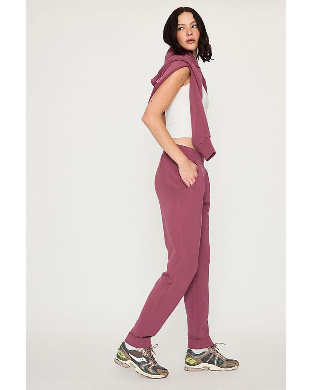 Varley Red The Rolled Trousers