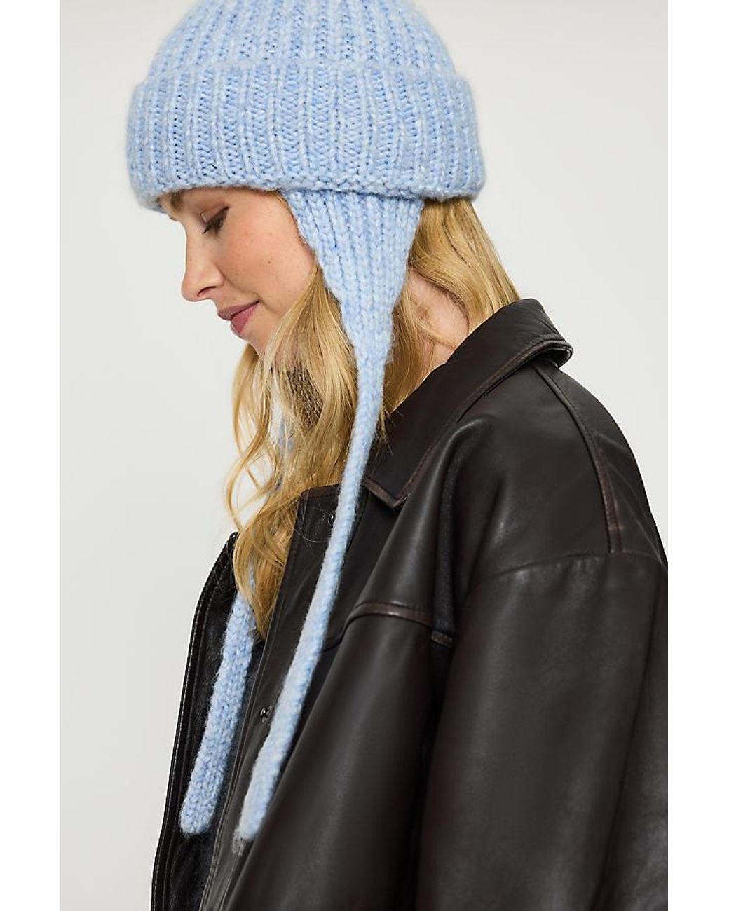 By Anthropologie Blue Beanie Bonnet