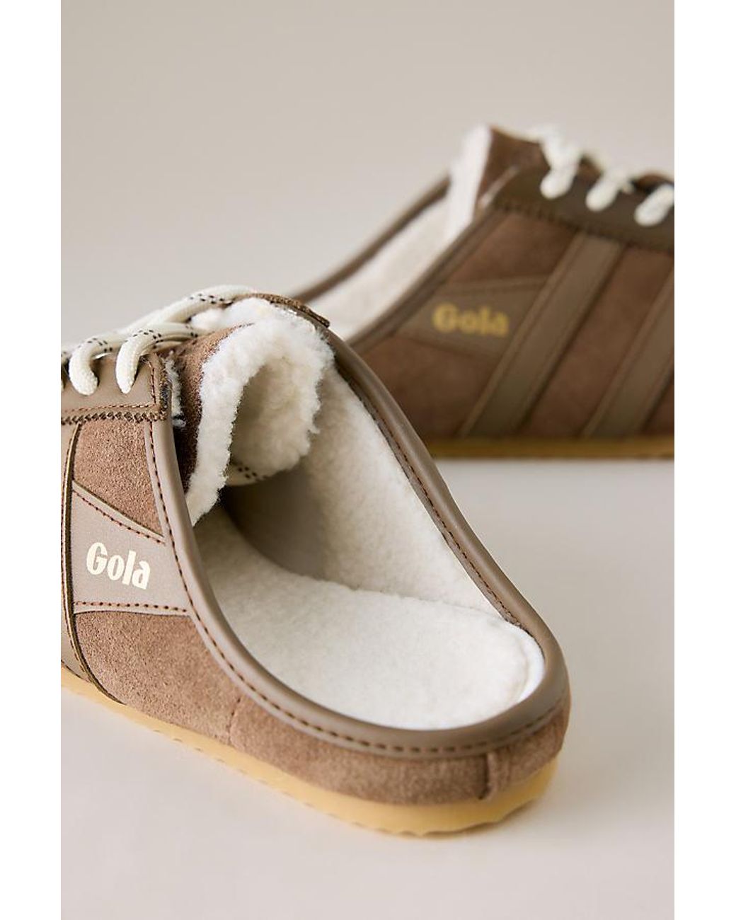 Gola Brown Cleora Mule Trainers