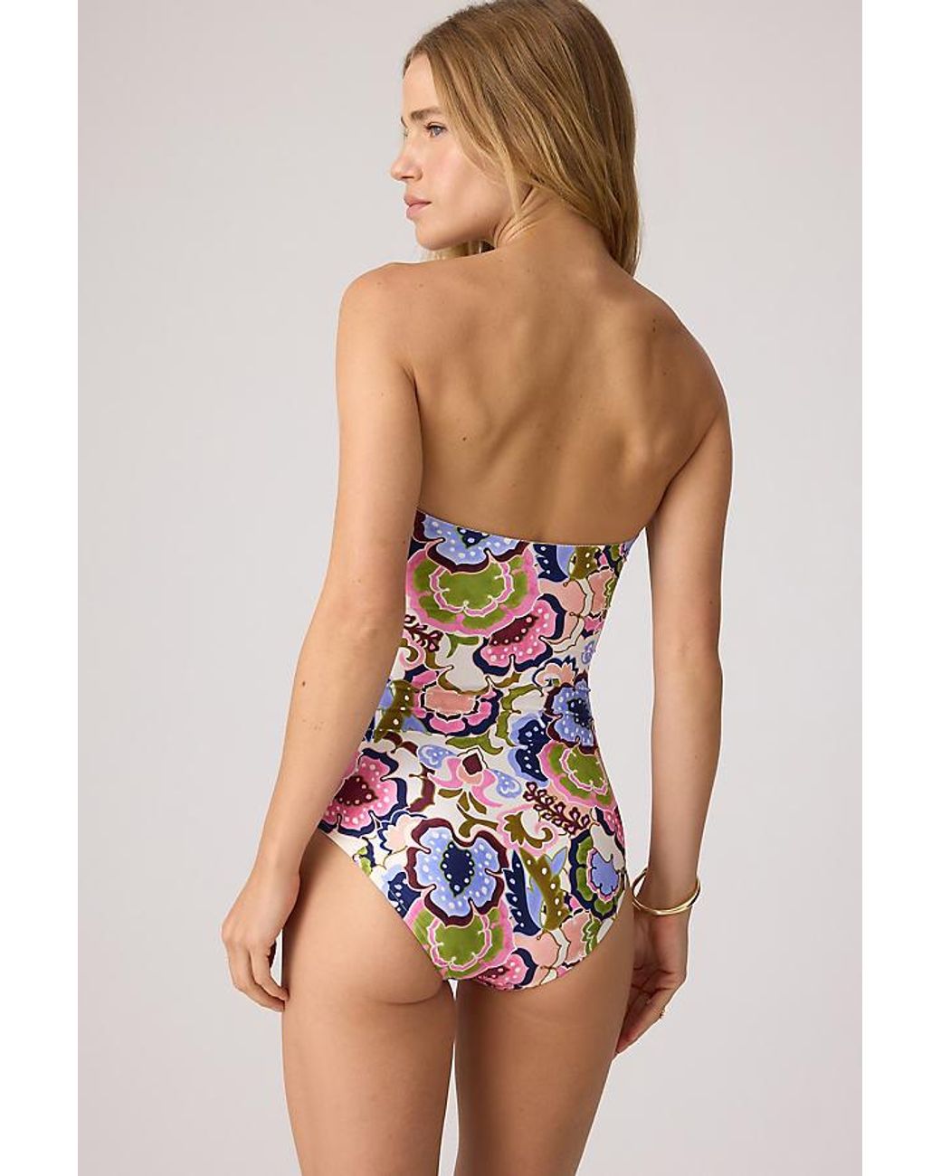 Seafolly Natural Vanilla Bandeau One-Piece Swimsuit