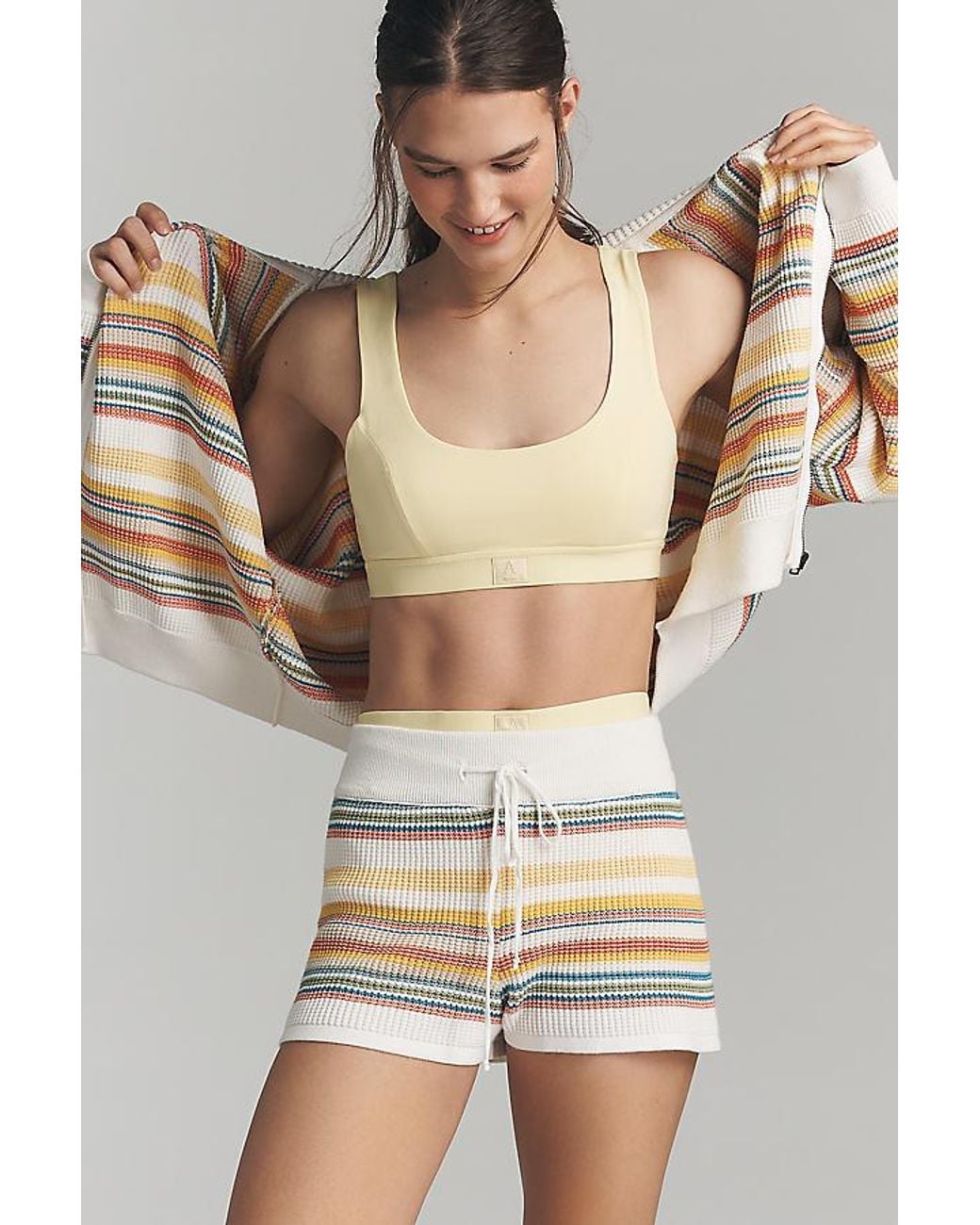 Daily Practice Natural Thermal Knit Shorts