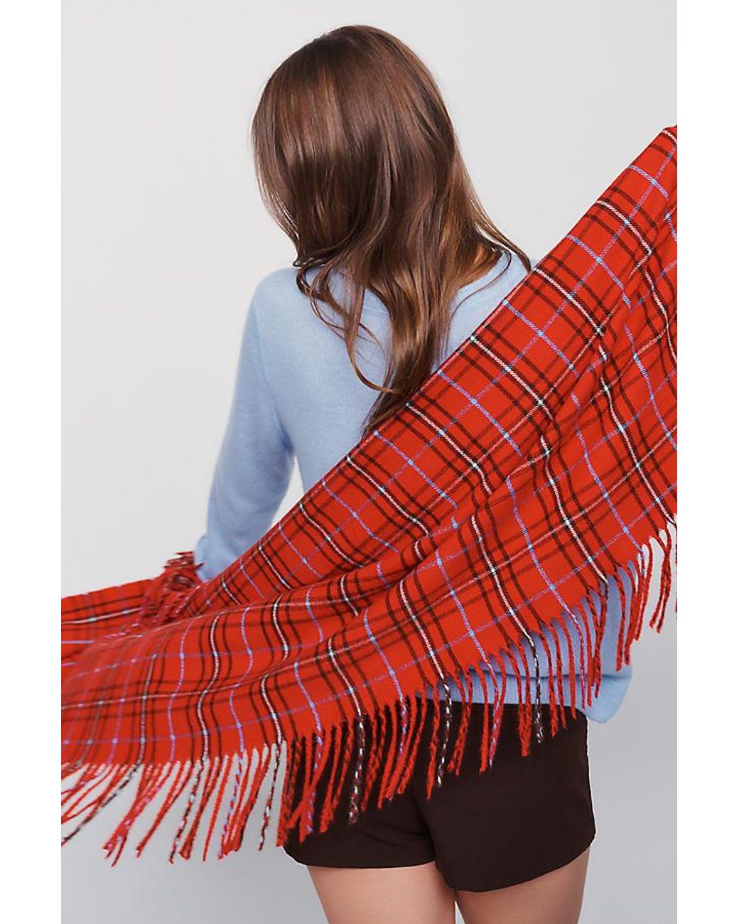 Maeve Brown Brushed Scarf