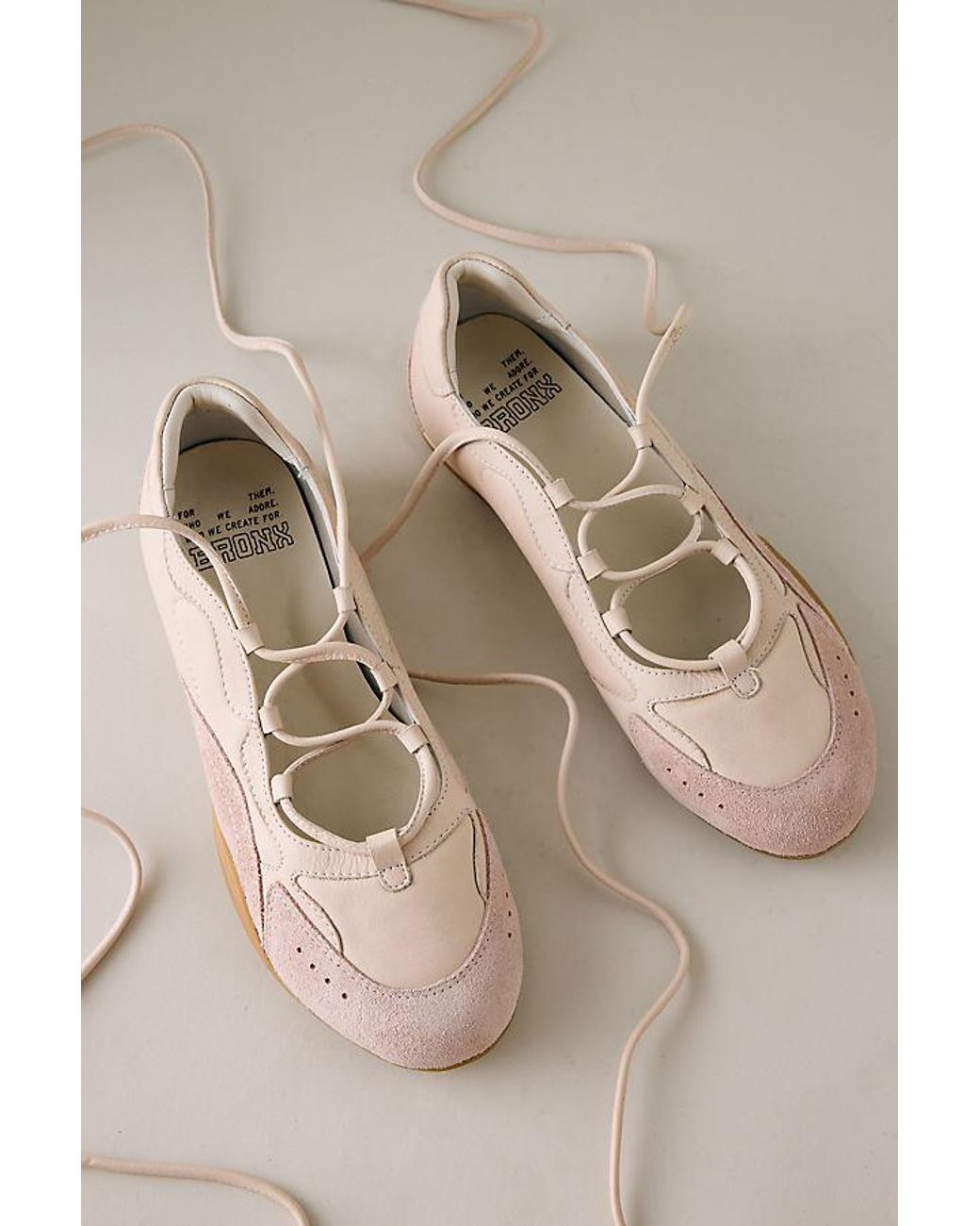 Bronx Natural Parker Ballet Trainers