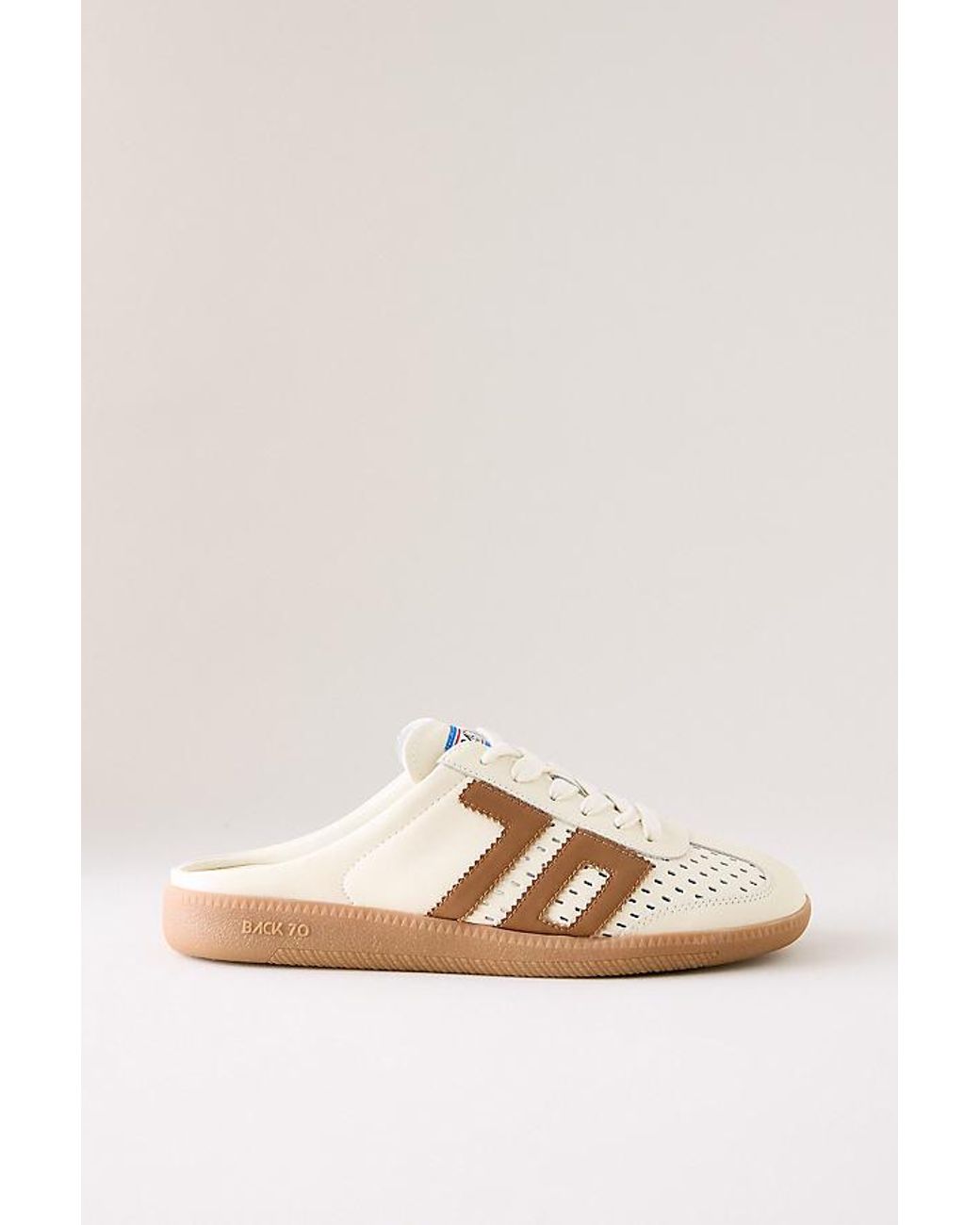 Back 70 Natural Easter Backless Mule Trainers
