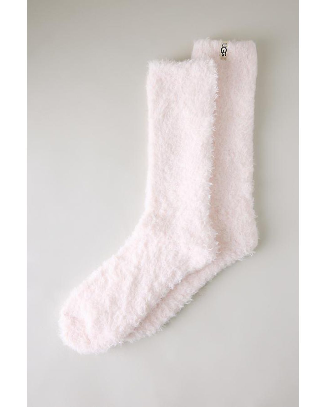 Ugg Pink Teddi Cosy Crew Socks