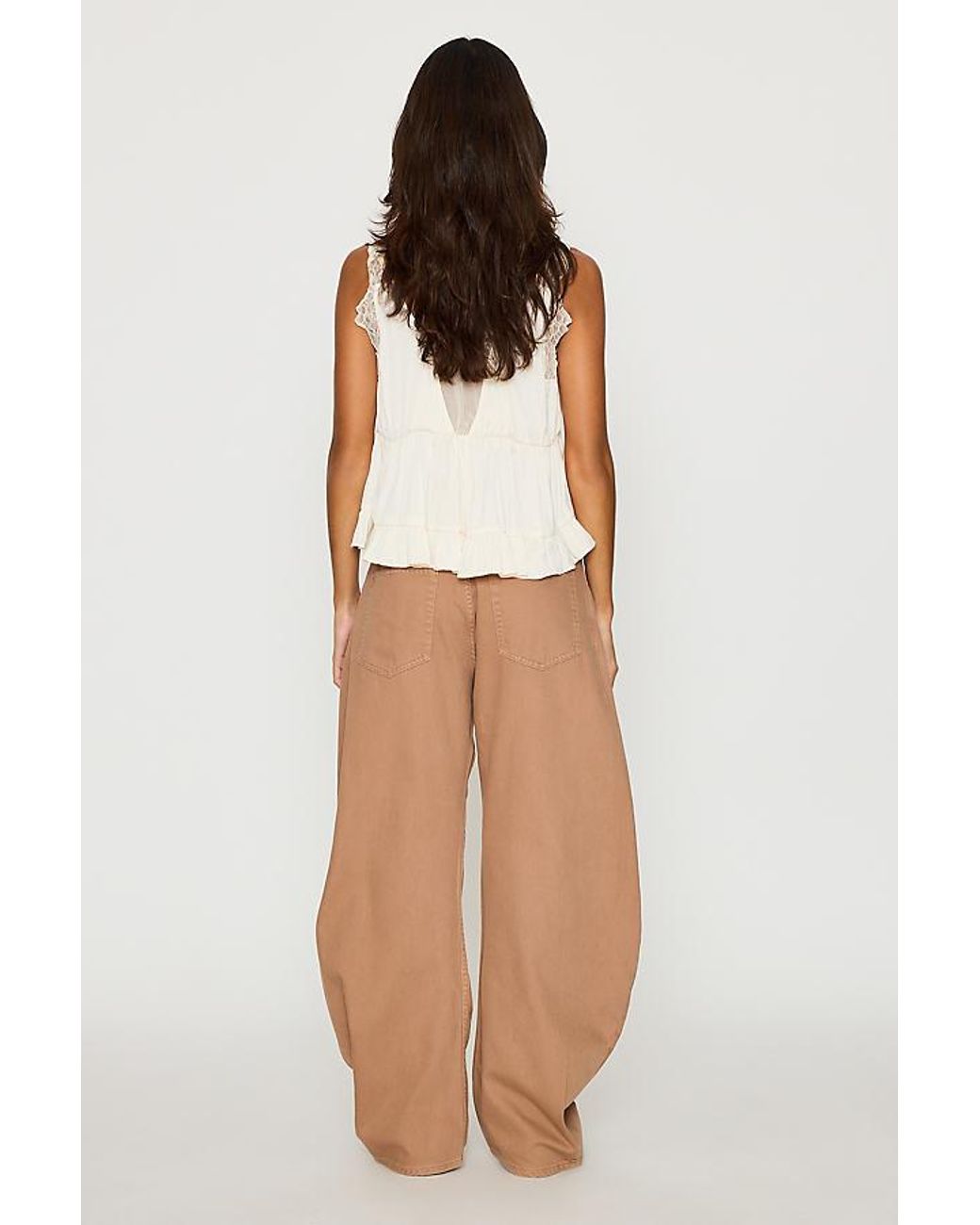 By Anthropologie Green The Mollie Low-Rise Barrel Jeans