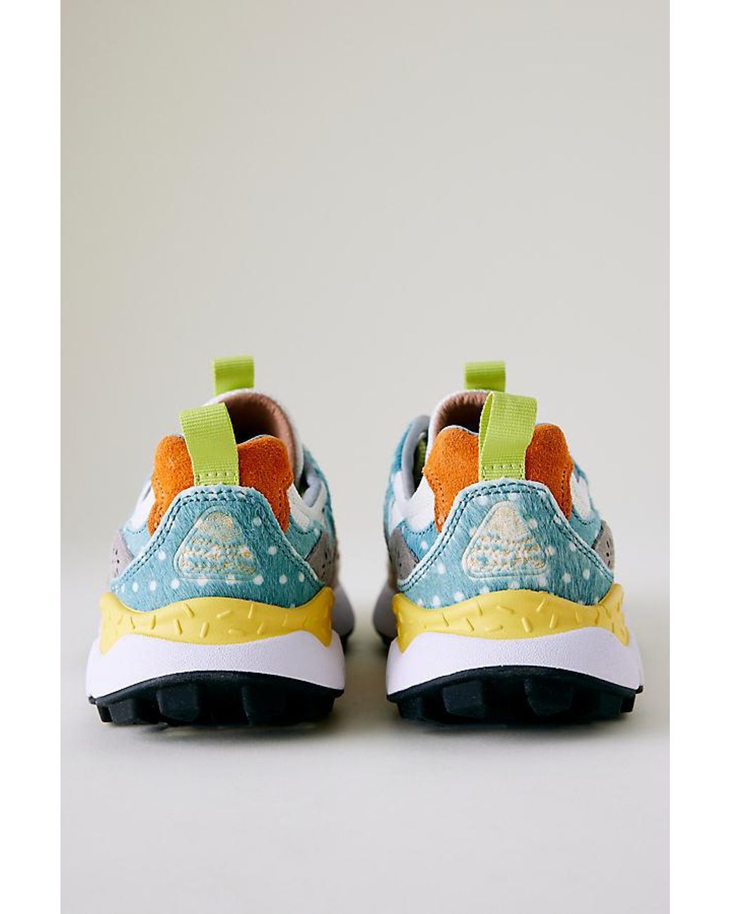 Flower Mountain Metallic Yamano 3 Suede Trainers