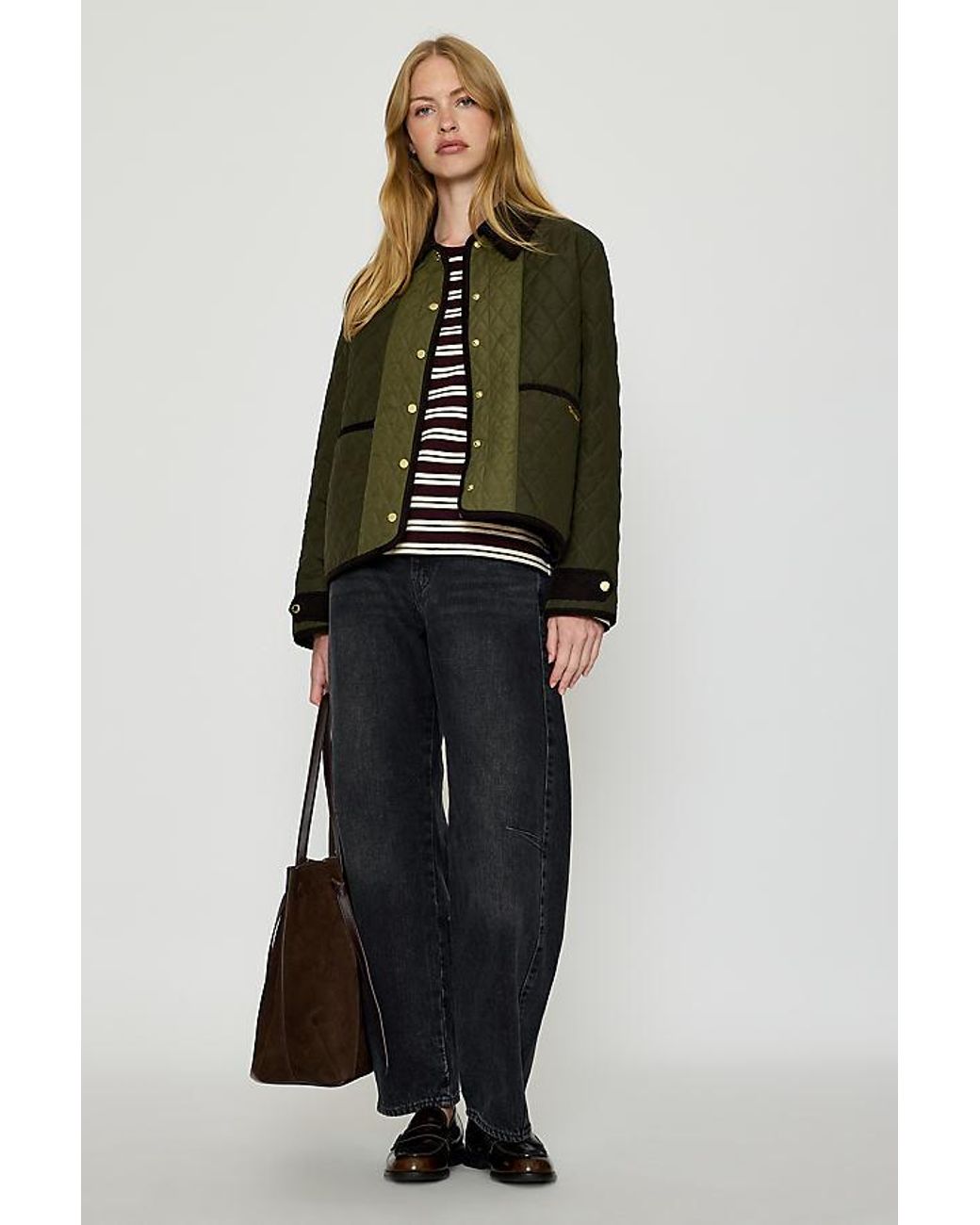 Barbour Green Ainsdale Quilted Jacket