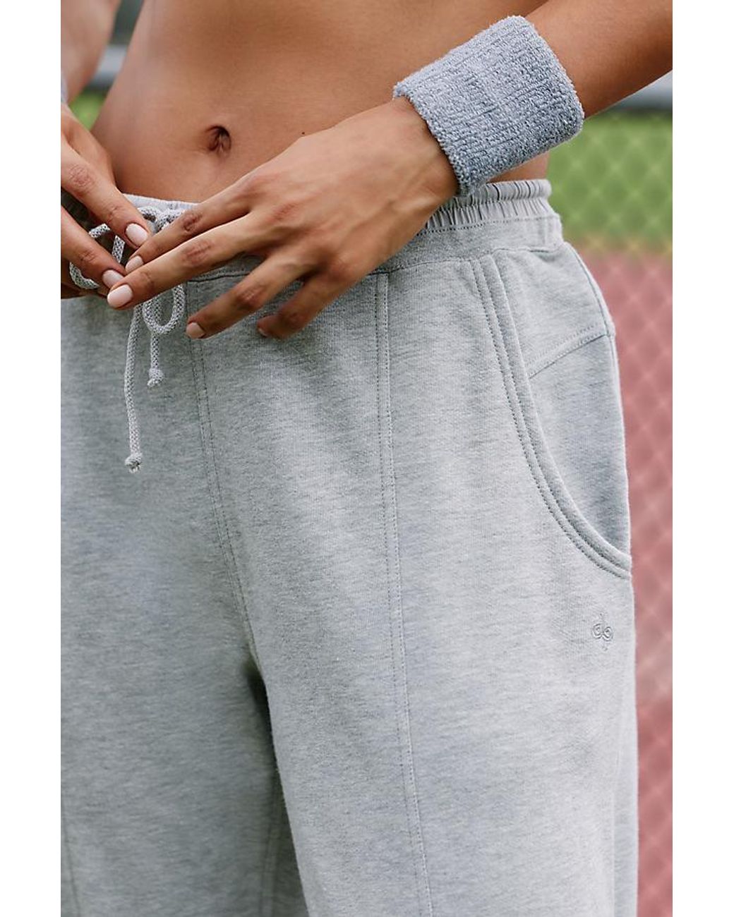 Daily Practice Gray Cuffed Relaxed Joggers