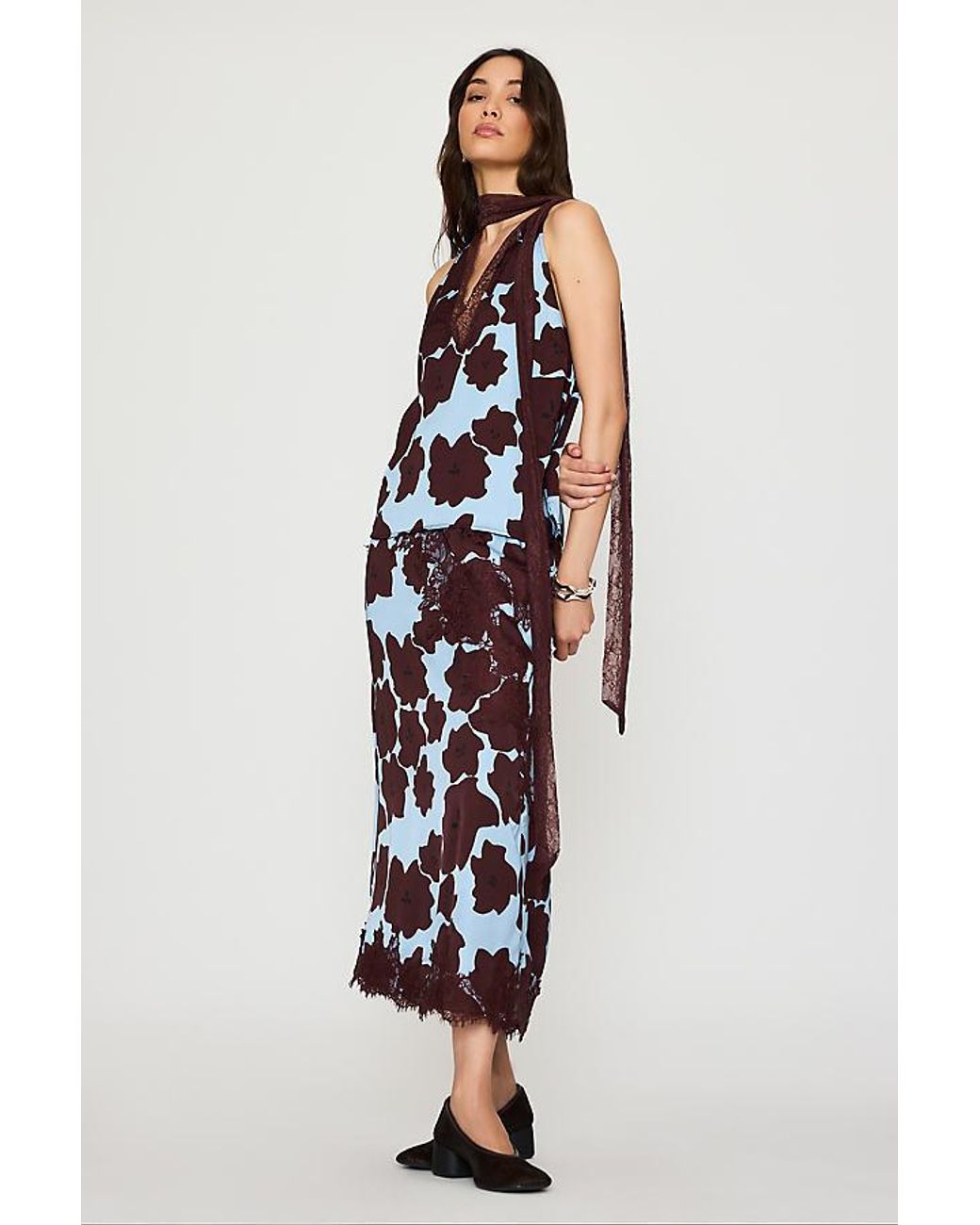 Never Fully Dressed Multicolor Lily Scarf-Neck Top