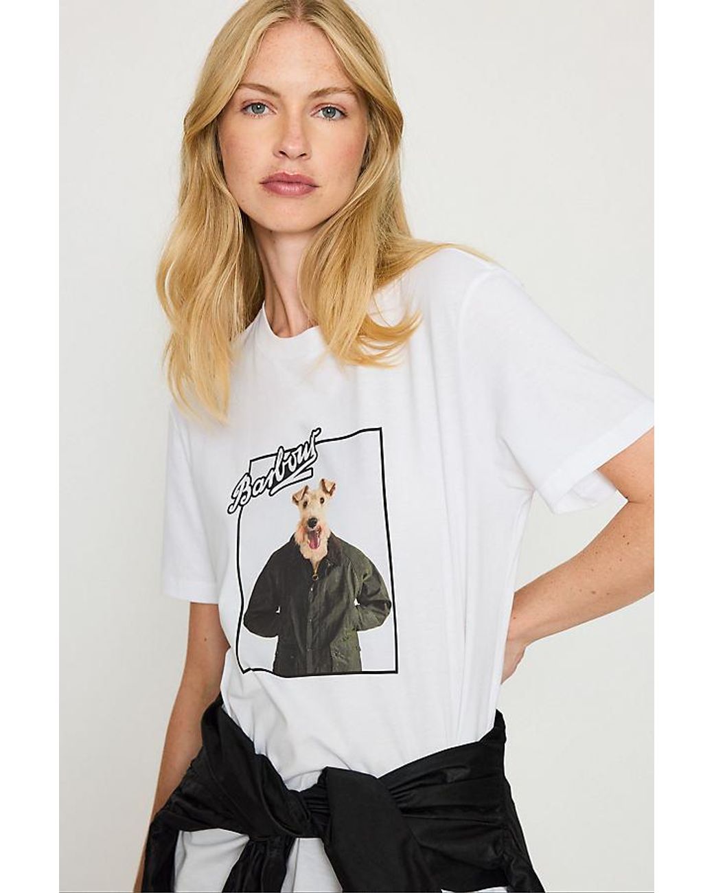 Barbour White Mariana Graphic T-Shirt