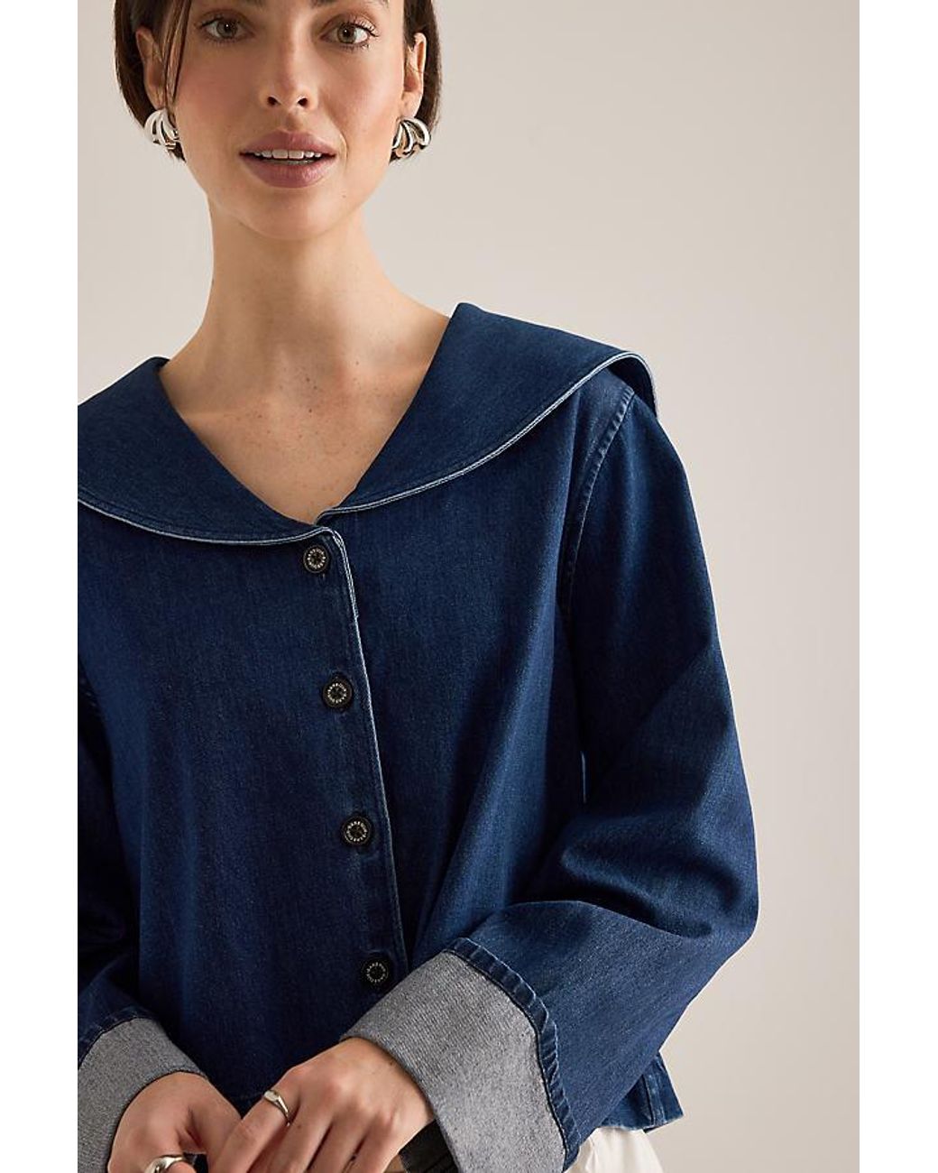 Barbour Blue Dartomoor Denim Shirt