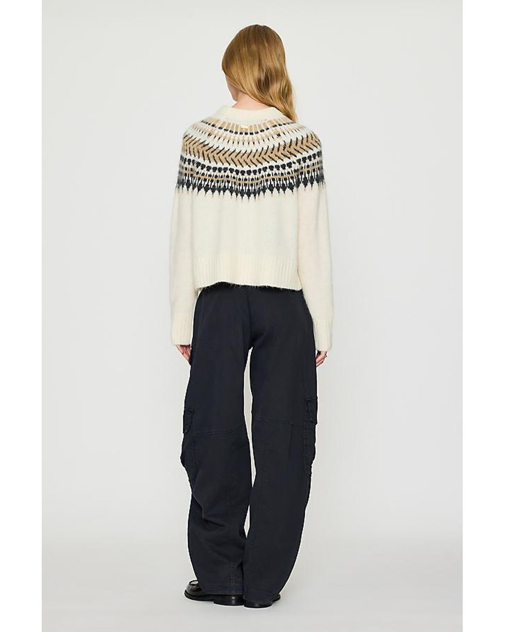Barbour Natural Pauline Fair Isle Cardigan