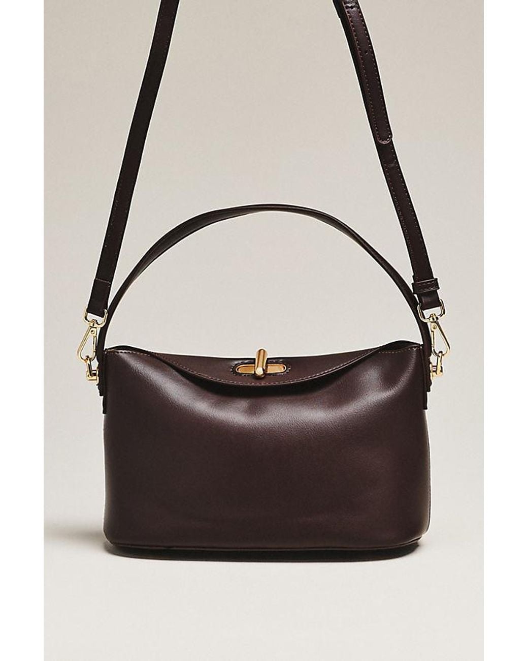 Melie Bianco Brown Lana Shoulder Bag
