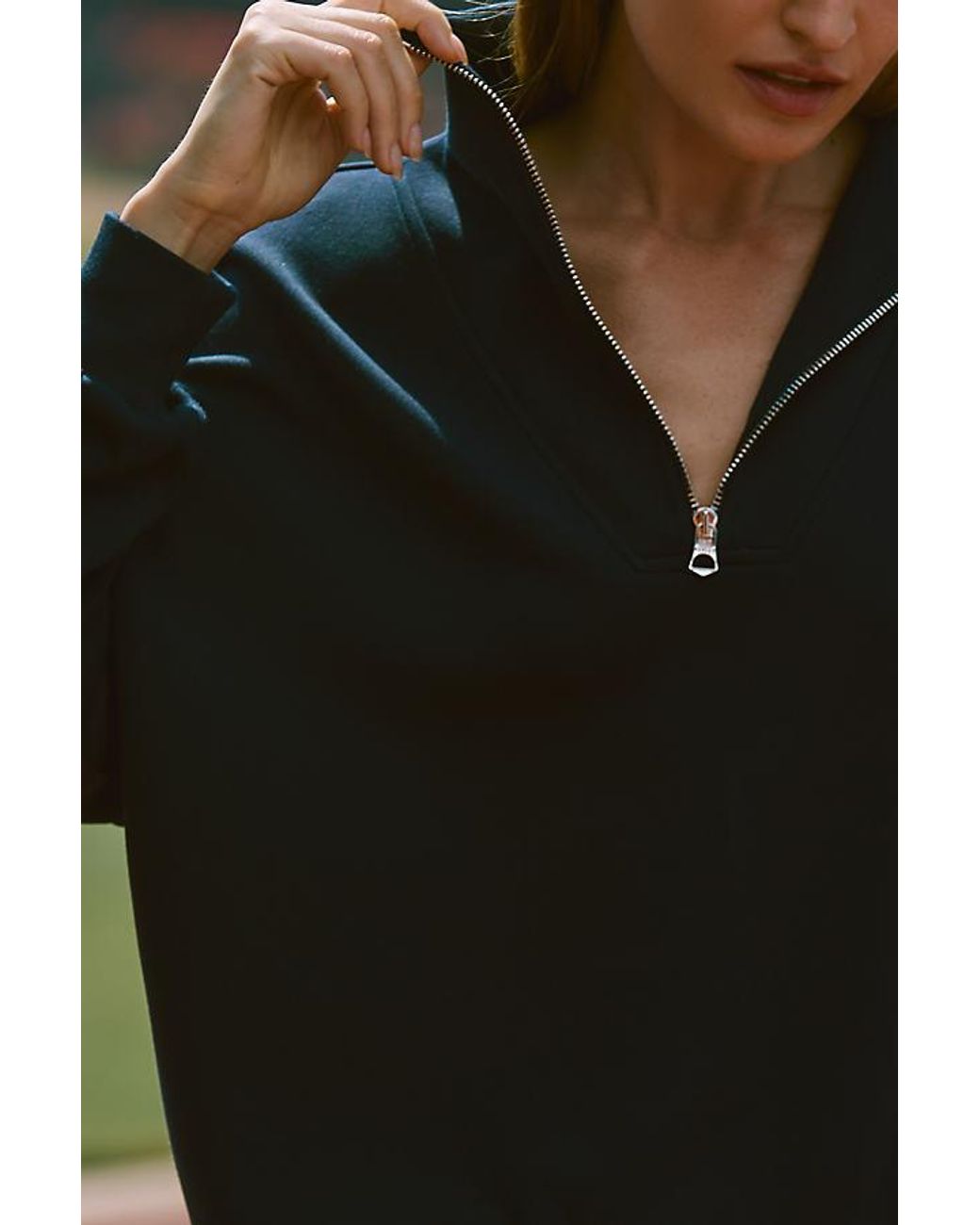 Varley Green Hawley Half-Zip Sweatshirt