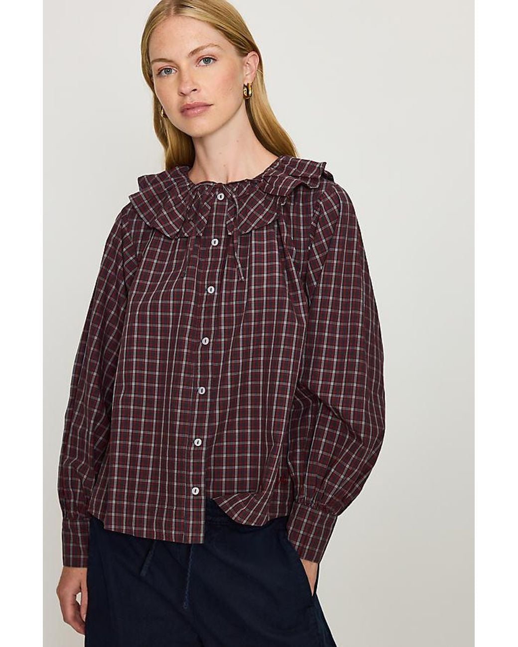 Damson Madder Purple Colette Reversible Blouse