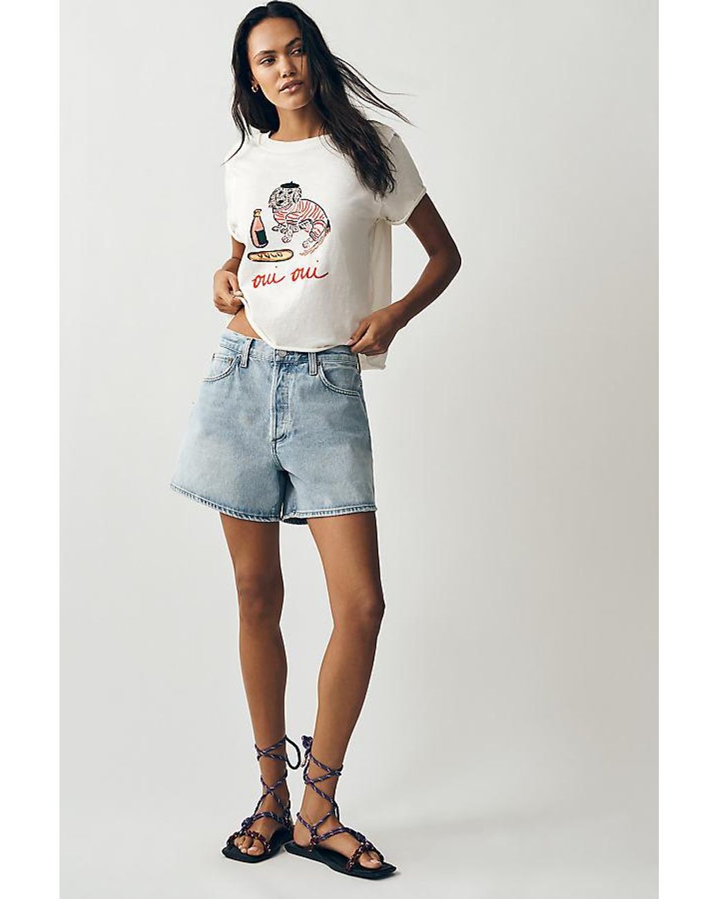 Maeve Gray Nikki Ackerman Caitlin Boxy T-Shirt By