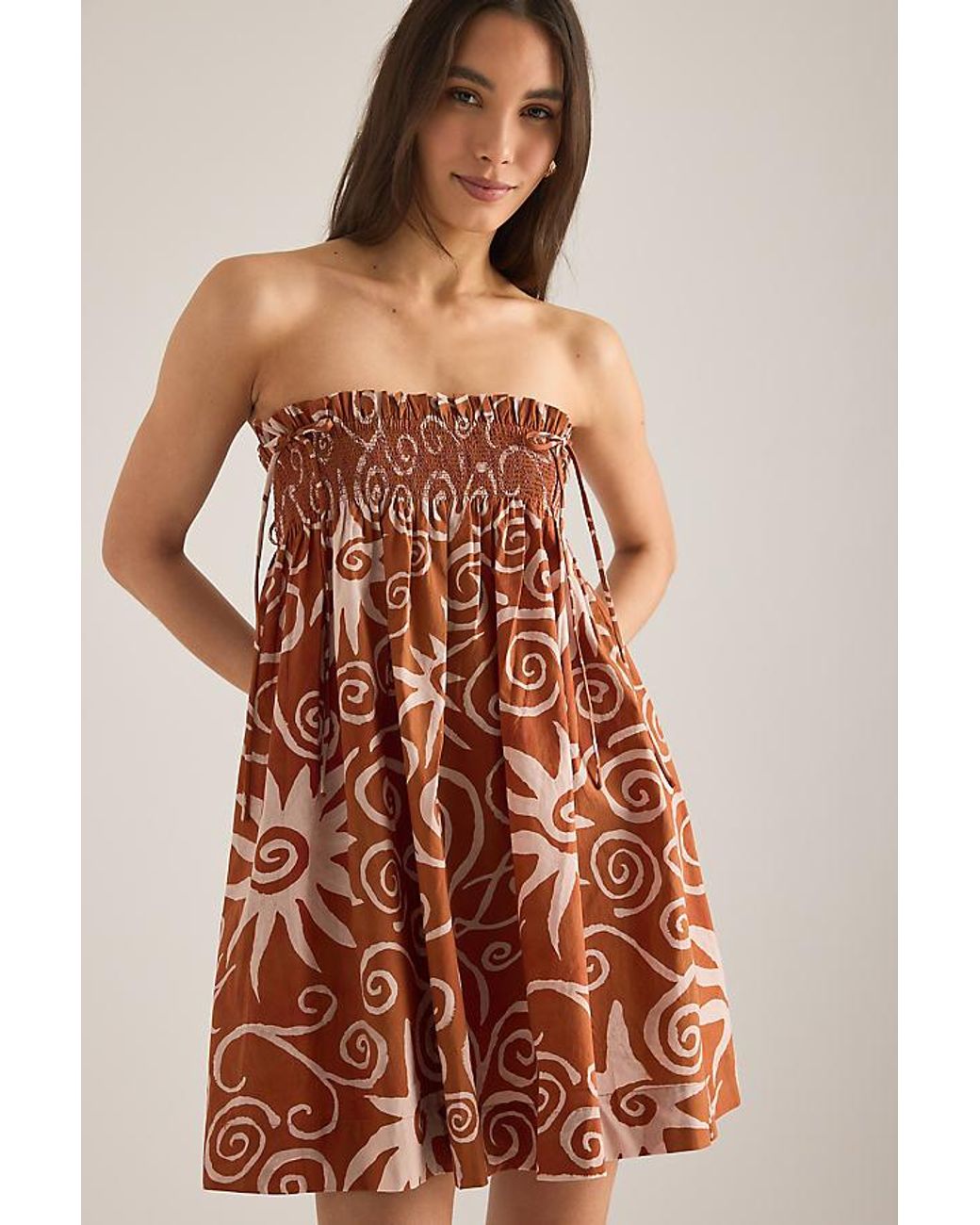 Damson Madder Red Lilo Mini Dress