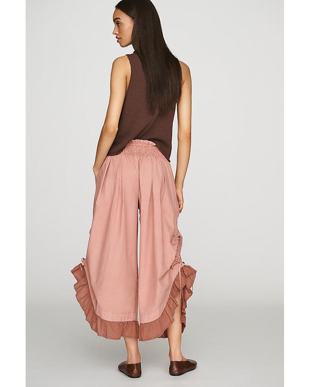 By Anthropologie Pink Petticoat Trousers