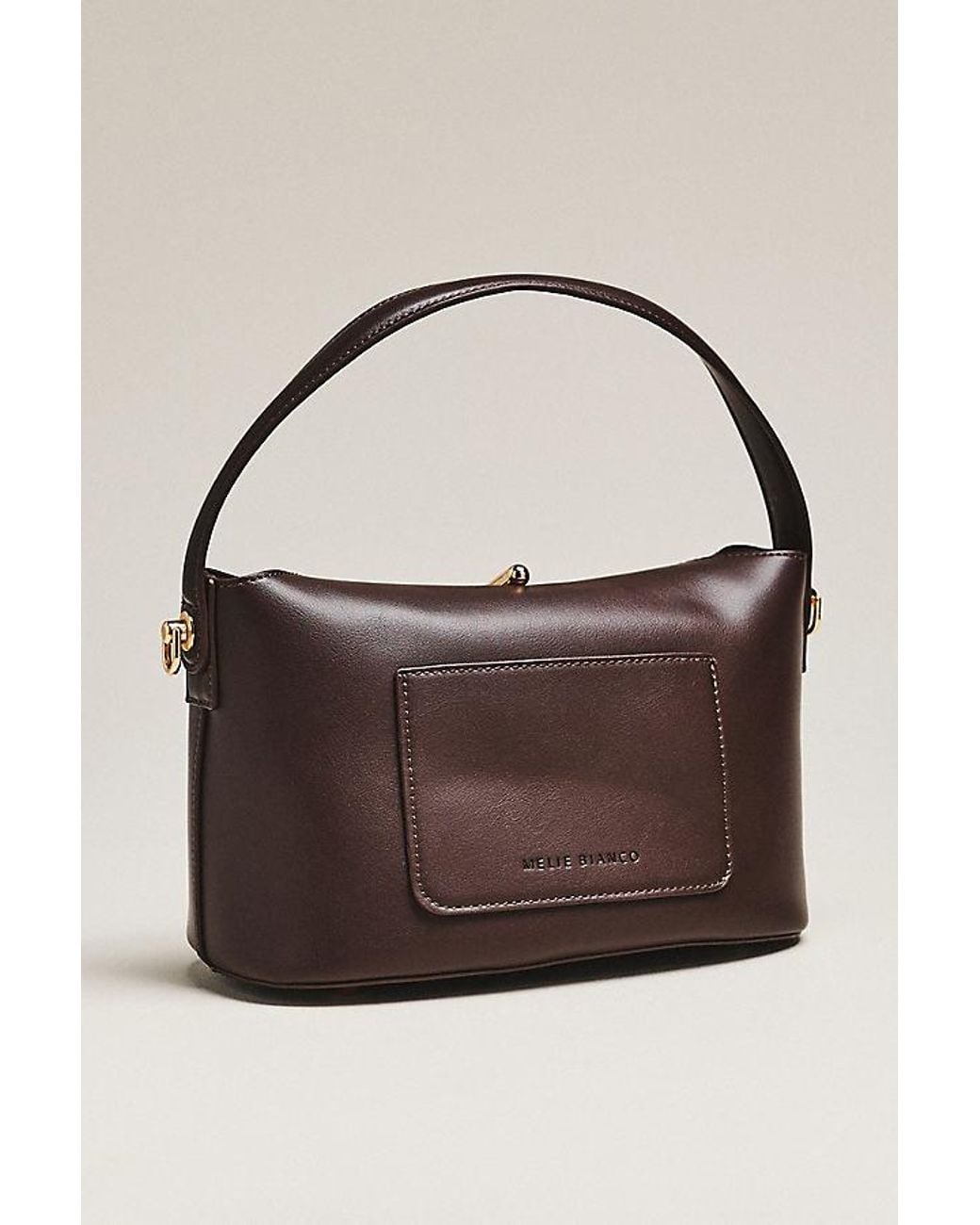 Melie Bianco Brown Lana Shoulder Bag