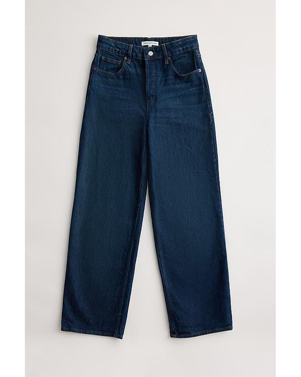 GOOD AMERICAN Blue Good Waist Palazzo Jeans