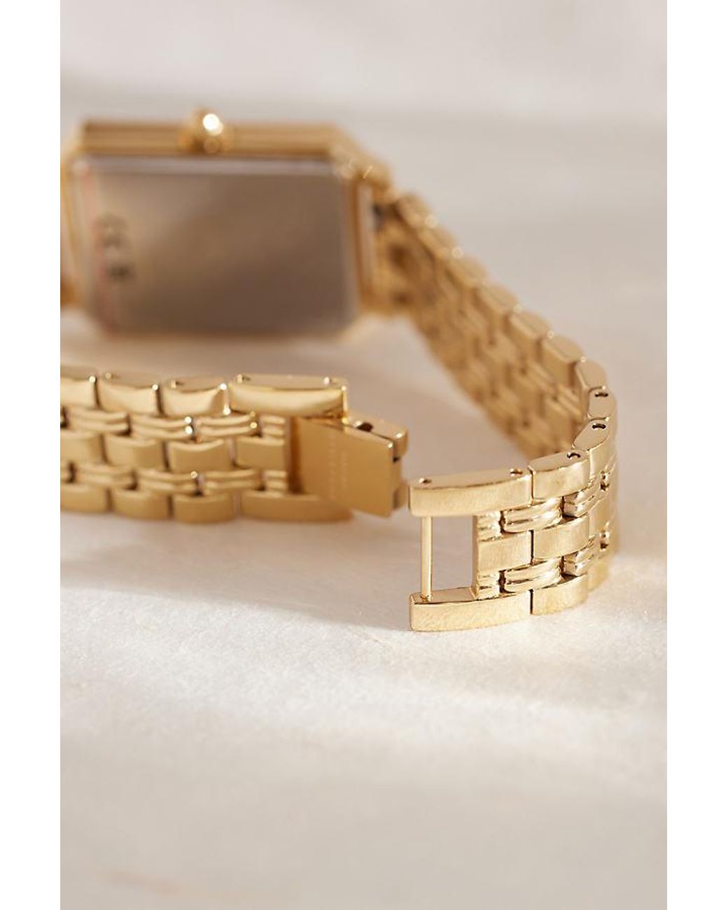 ROSEFIELD Natural Rosefield Octagon-Plated Multi-Link Wrist Watch