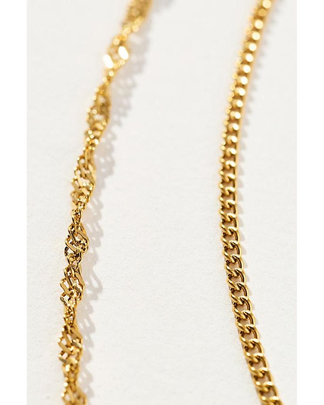 By Anthropologie White Delicate Layered Necklace