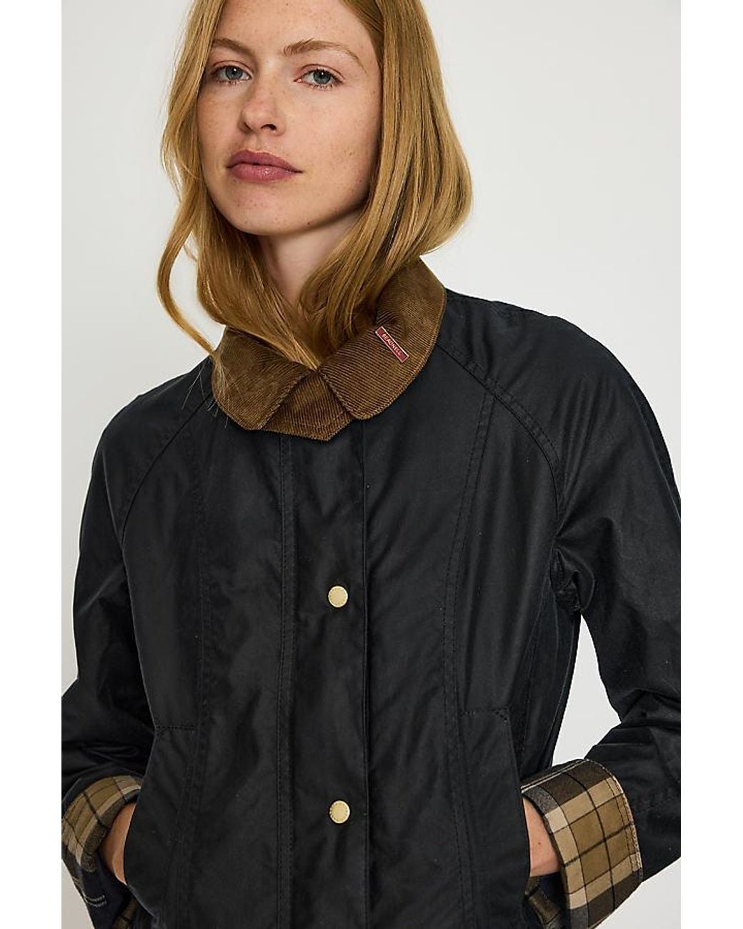 Barbour Black Icons Beadnell 100% Waxed Cotton Jacket