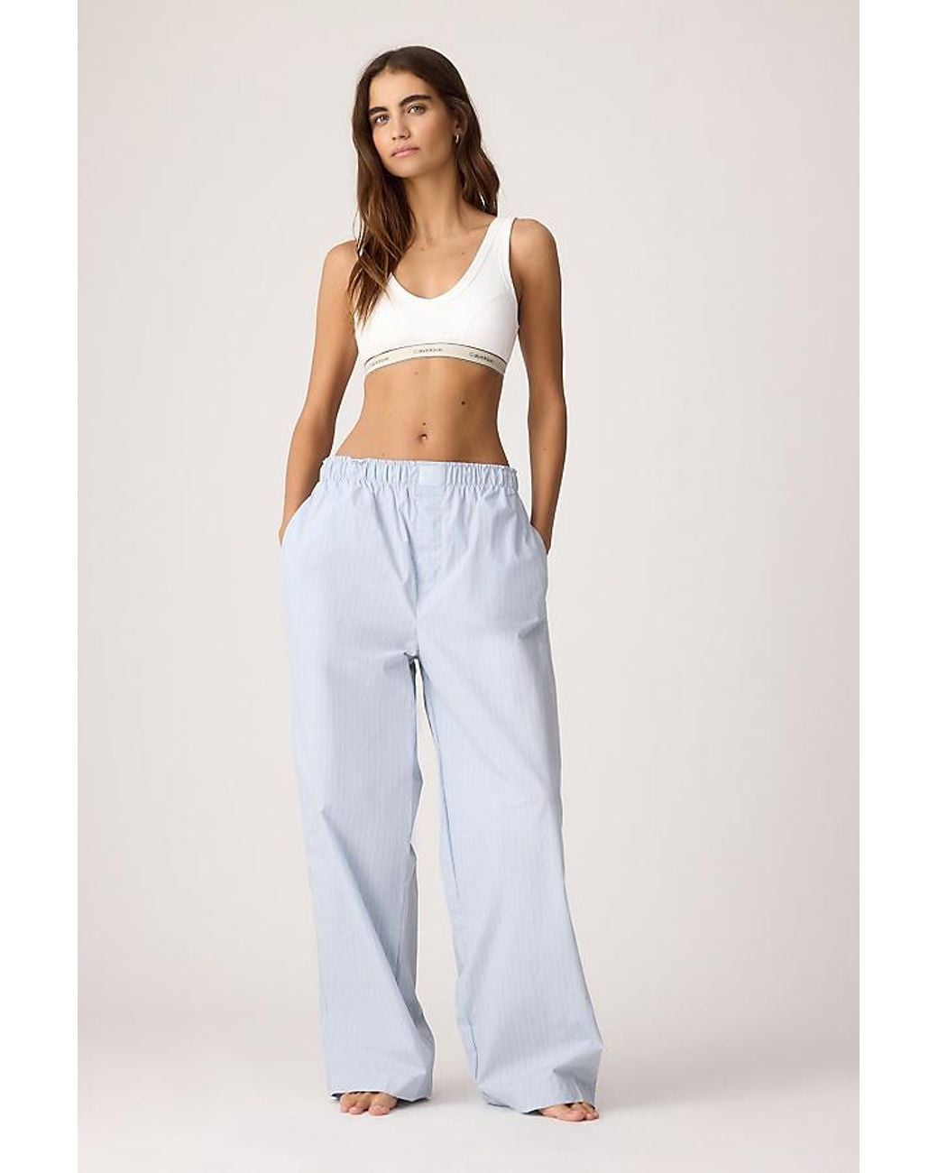 Calvin Klein Multicolor Covered Cotton Poplin Pyjama Bottoms