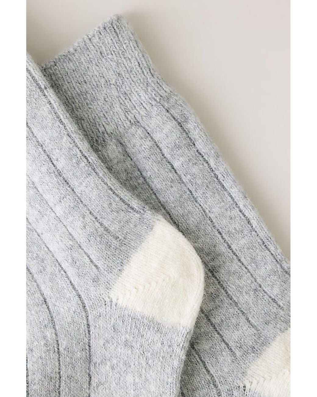 LE BON SHOPPE Gray Classic Cashmere Socks