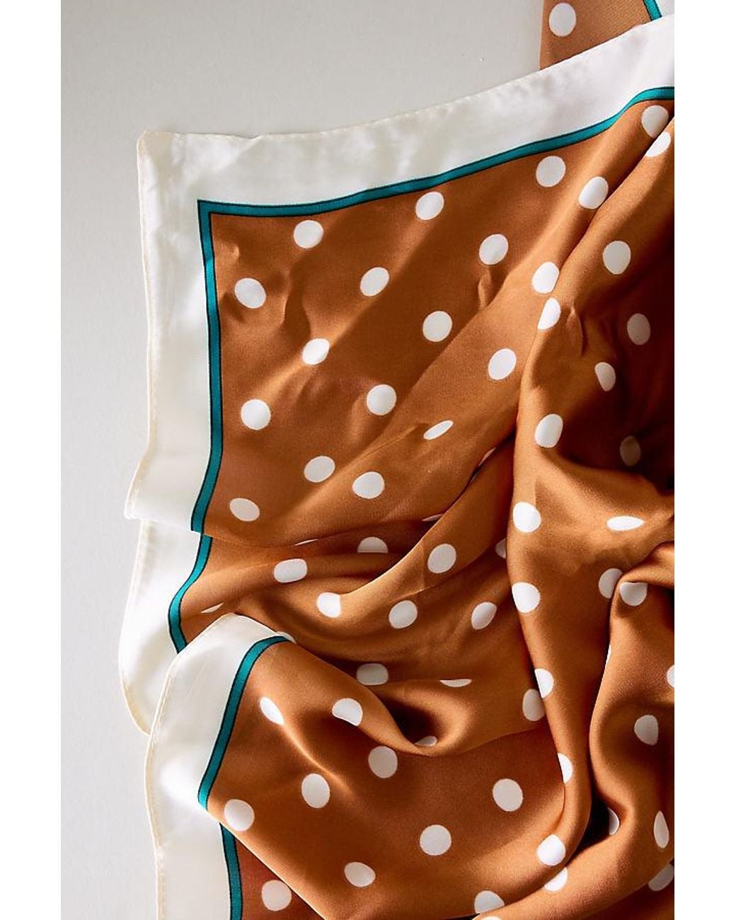 By Anthropologie Metallic Polka Dot Headscarf