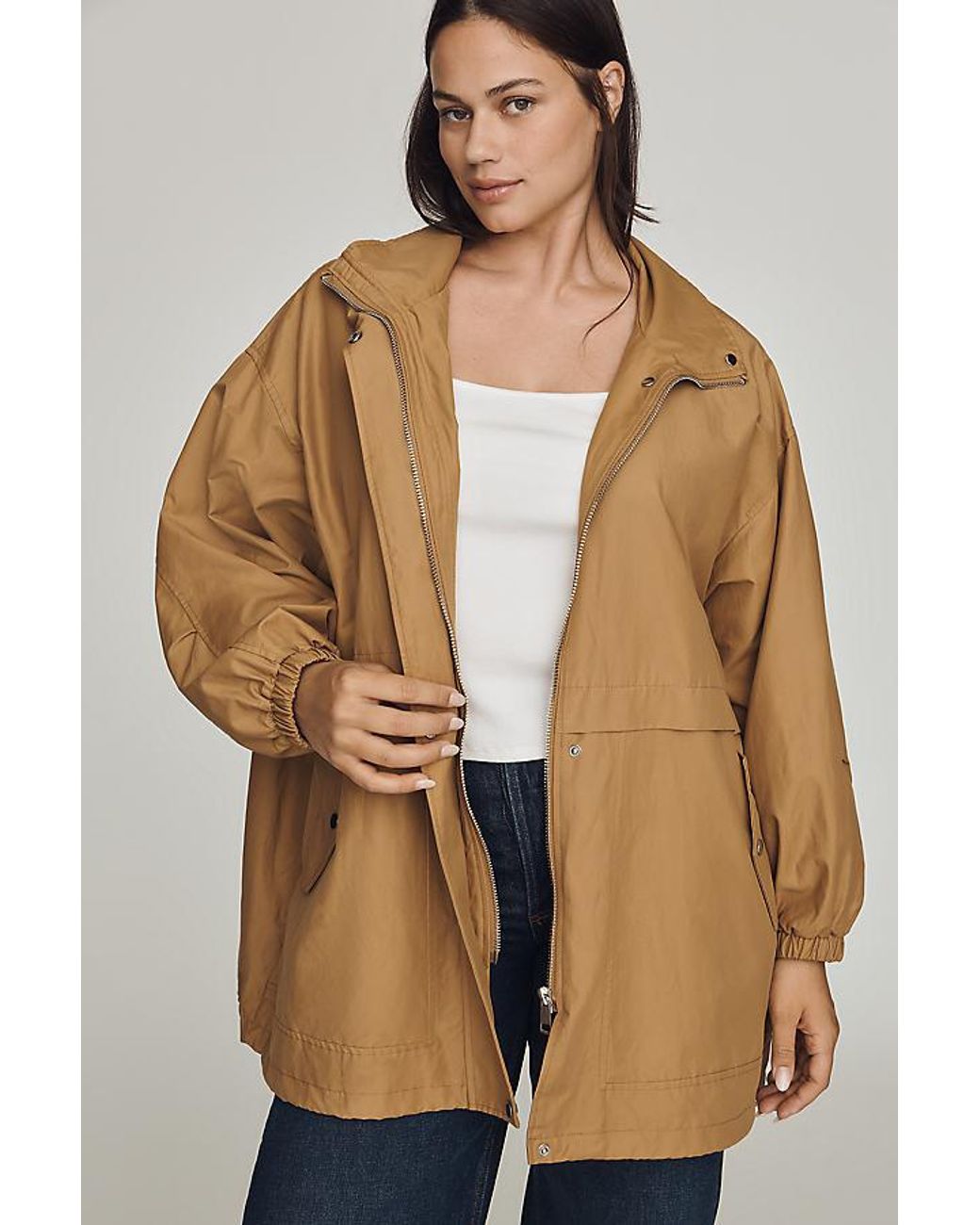 Maeve Natural Oversized Lightweight Jacket