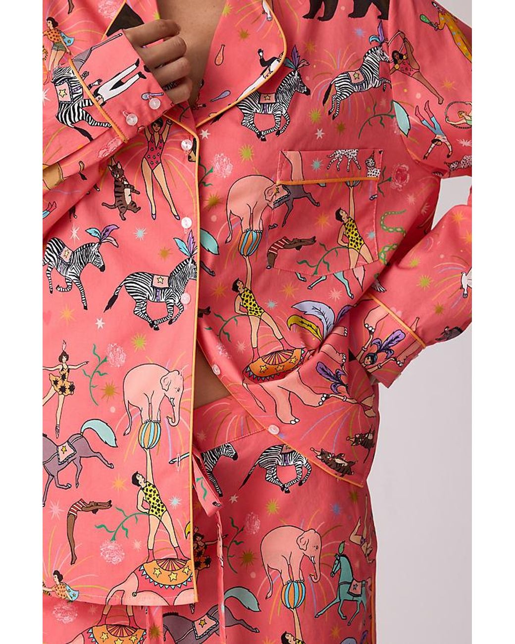 Karen Mabon Red Circus Long Pyjama Set