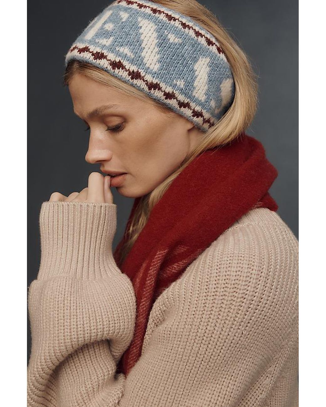 By Anthropologie Sporty Knit Headband in Blue | Lyst UK display picture 3
