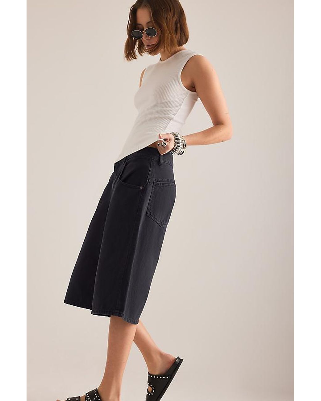 Levi's Black Super Baggy Jorts