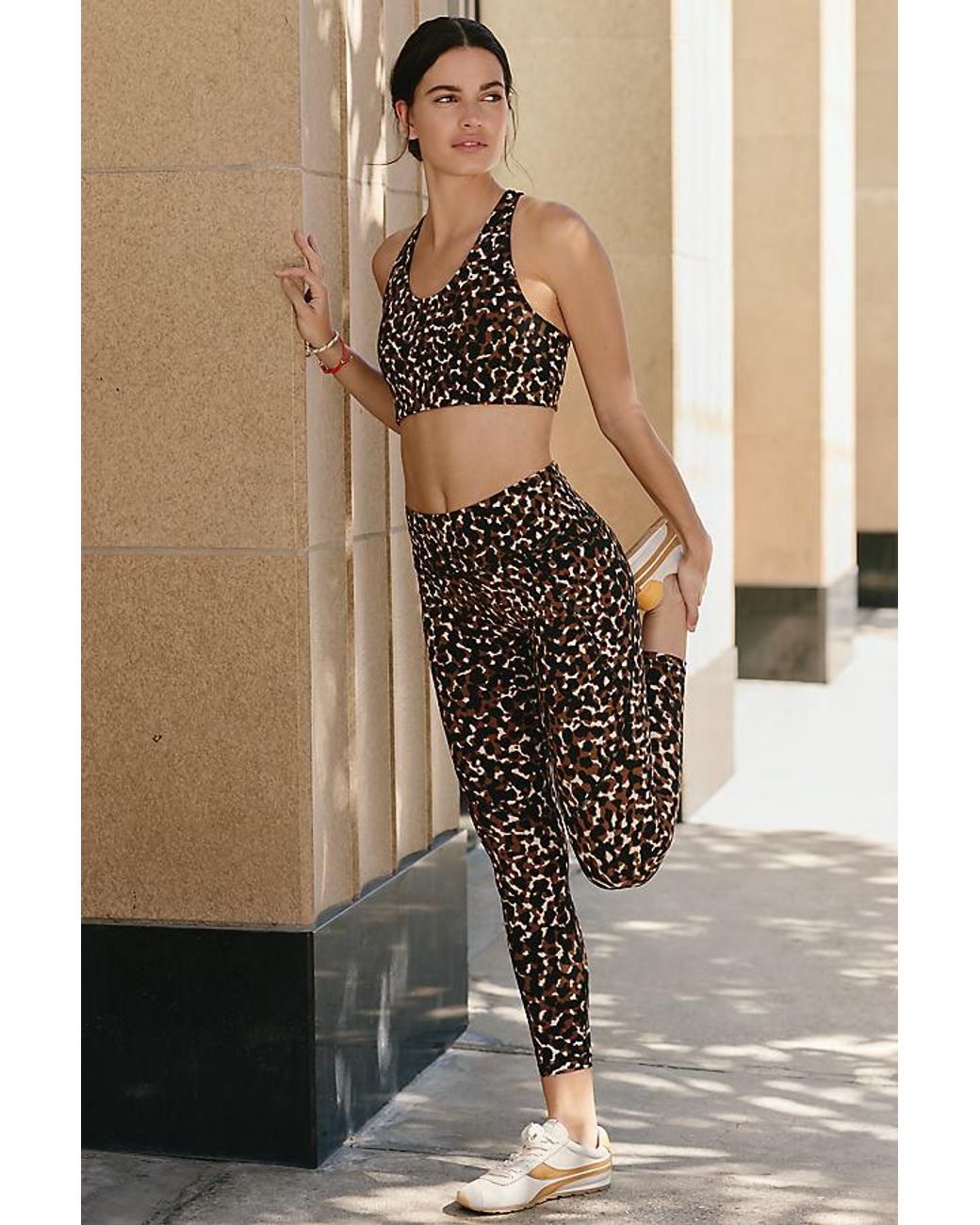 Sweaty Betty Brown Power Racer Sports Bra