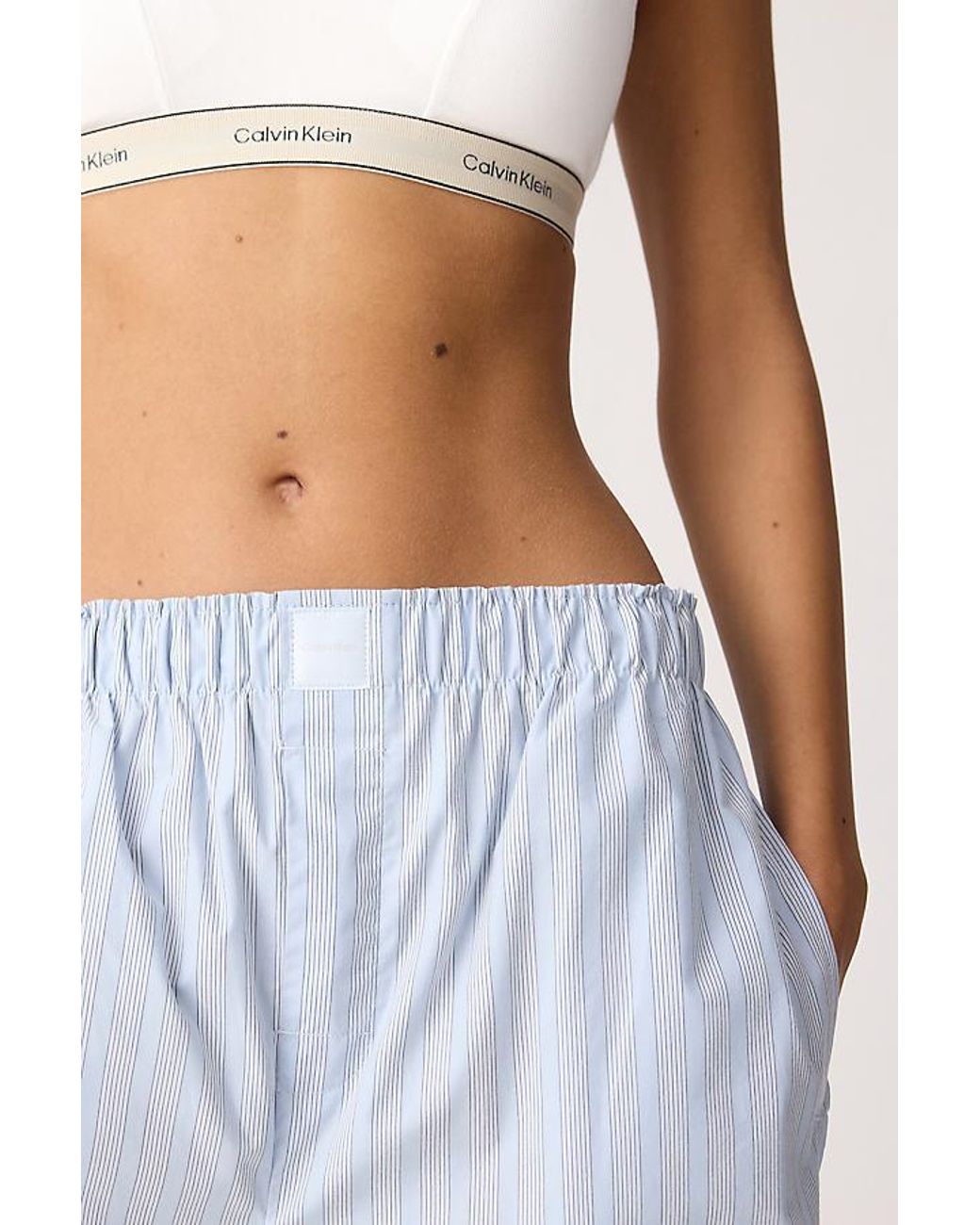 Calvin Klein Multicolor Covered Cotton Poplin Pyjama Bottoms