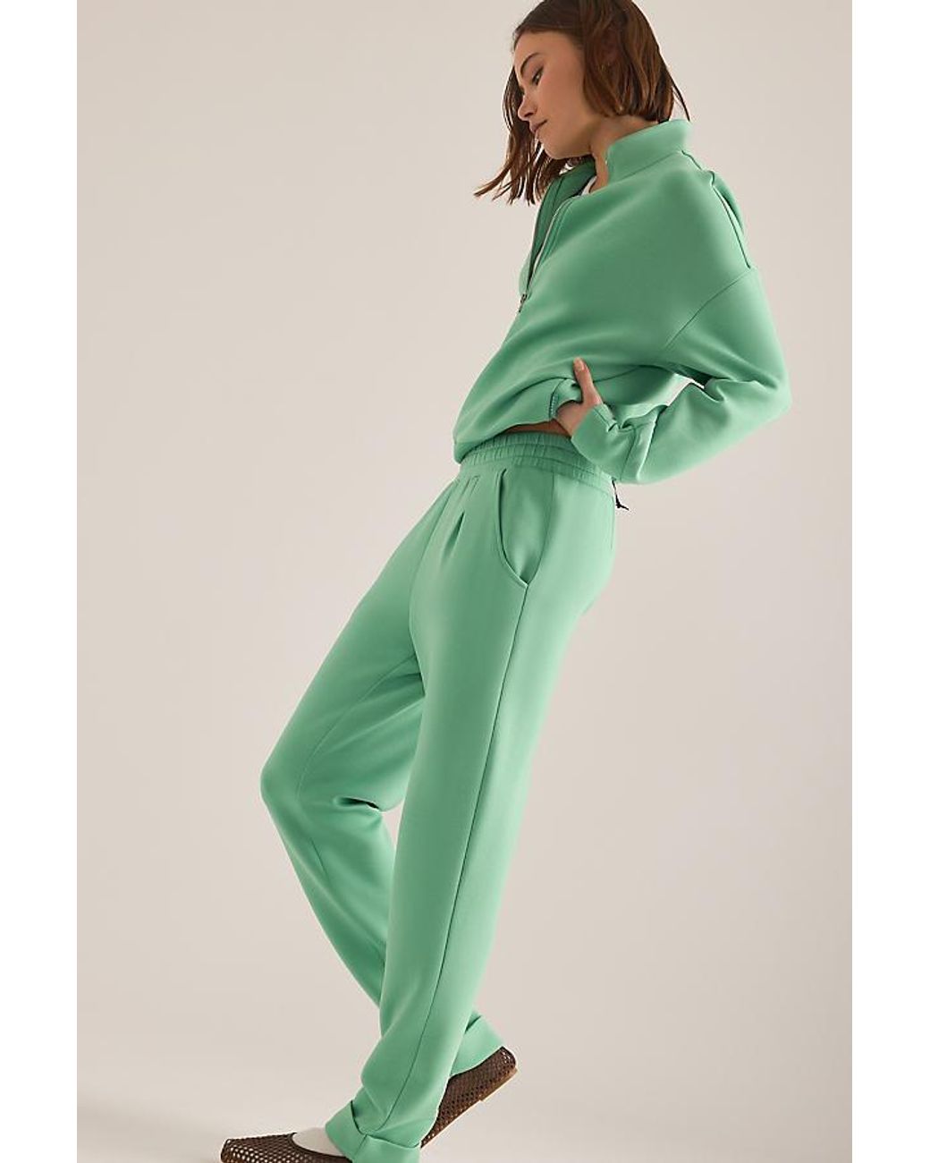 Varley Green The Rolled Cuff Joggers 28.5"
