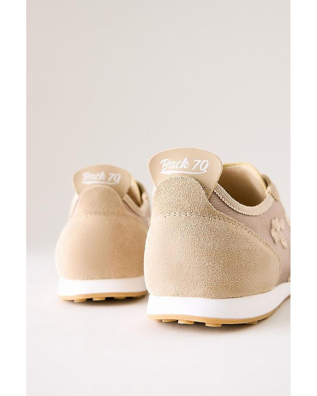 Back 70 Natural Floral Nylon Trainers