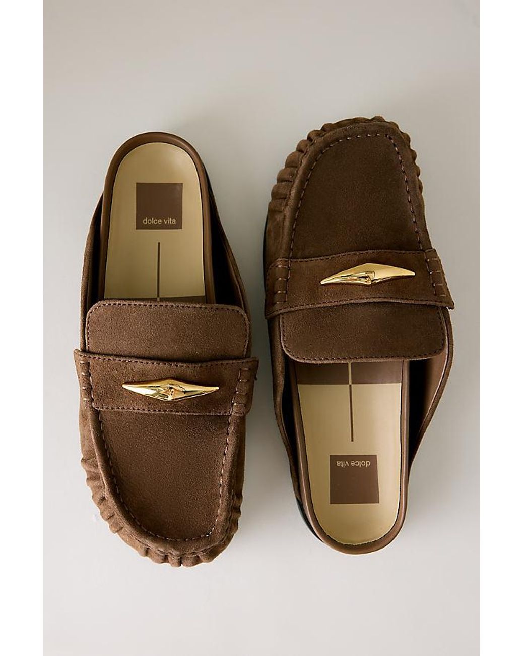 Dolce Vita Brown Jodero Suede Slip-On Loafers