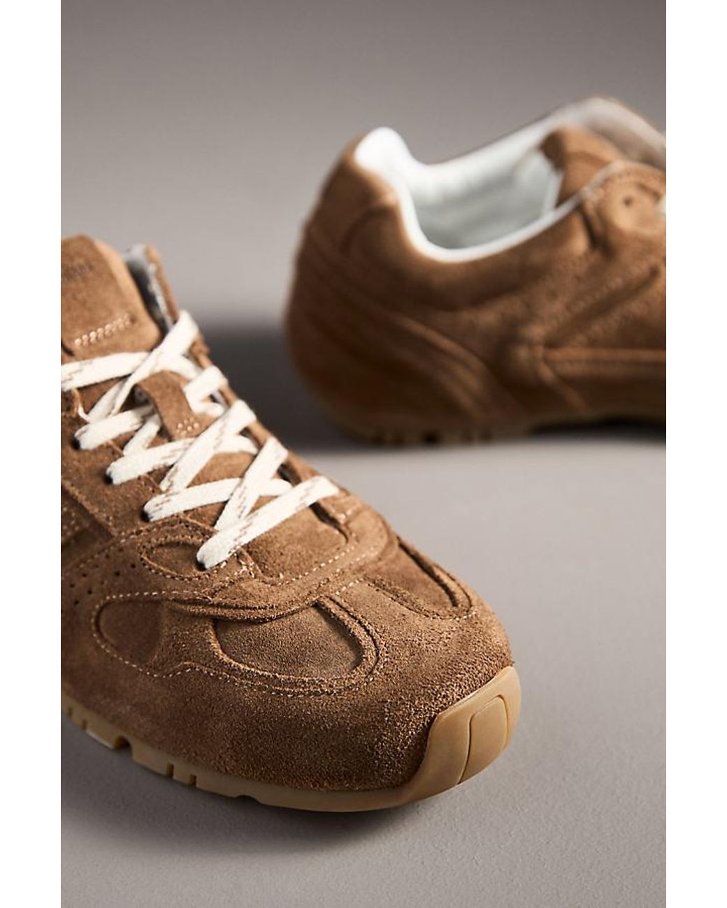 Alohas Gray Tb.56 Suede Trainers