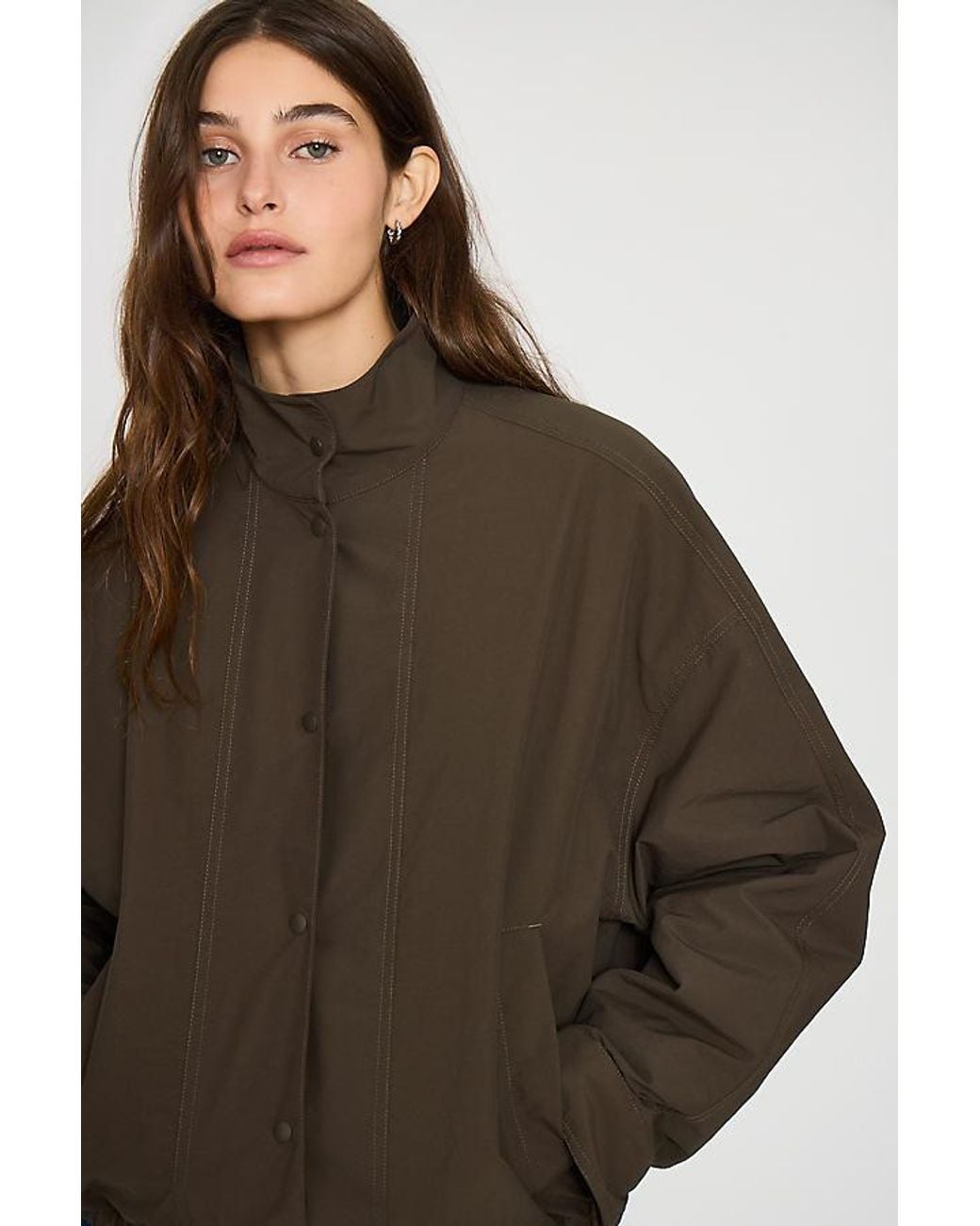 SELECTED Blue Pernille High-Neck Jacket