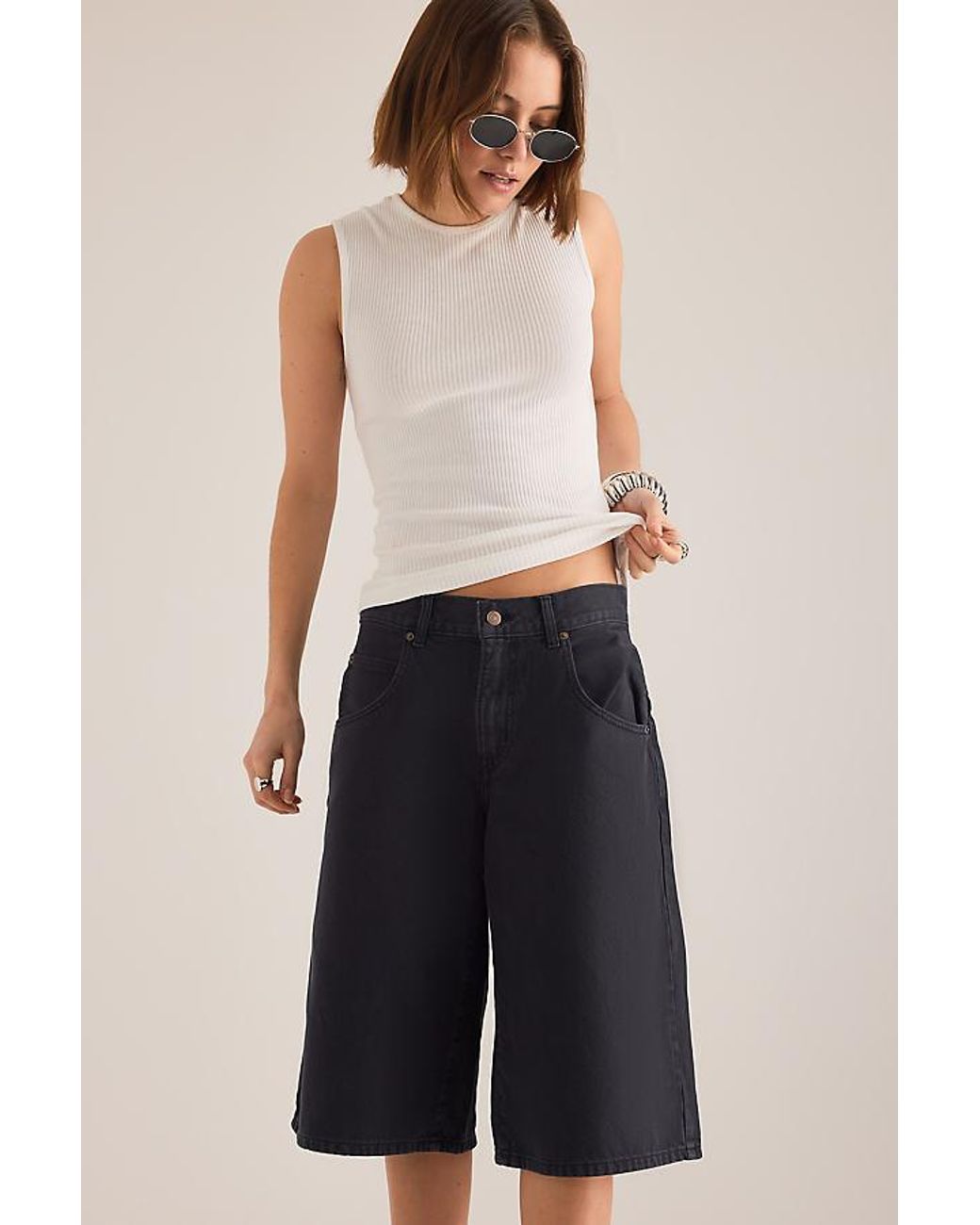 Levi's Black Super Baggy Jorts