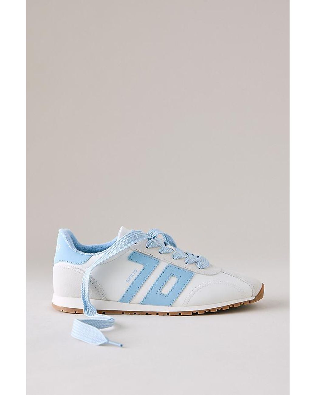 Back 70 Blue Nylon Trainers