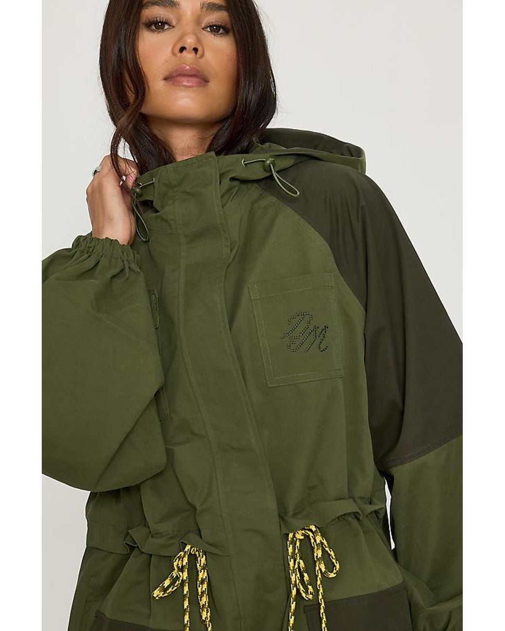 Damson Madder Green Logan Waterproof Raincoat