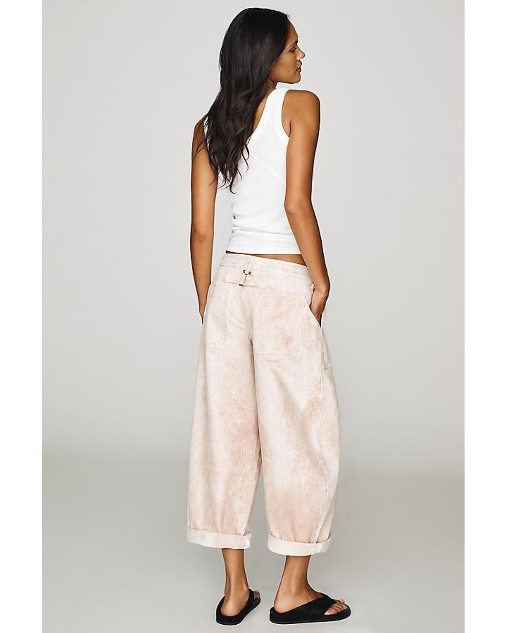 Pilcro Natural Blake Mid-Rise Relaxed Jeans