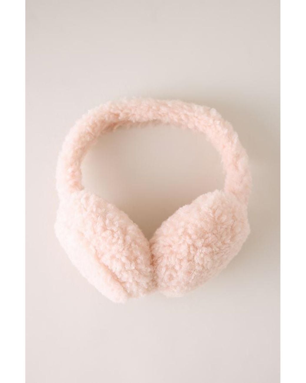 By Anthropologie Pink Teddy Earmuffs